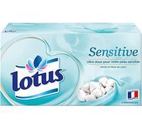 Lotus Sensitive - Boîte de mouchoirs - Lot de 3 ( 3 X 80 mouchoirs)