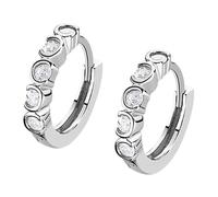 Lotus Silver Boucles d’Oreilles Créoles Zirkonia LP1785-4-1 925 Argent