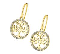 Lotus Silver Boucles d’oreilles LP1746-4/2 Arbre de Vie 925 Argent