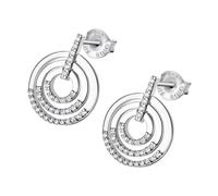 Lotus Silver Boucles Doreilles Cercle Zircone Femme Argent 925 Jlp1755-4-1