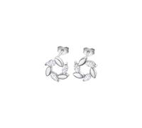 LOTUS SILVER Boucles d'Oreilles Femme Argent 925 ml - à Clou Feuille | Légers, Confortables et Résistants - Fermoir Sécurisé à Pression LP3188-4/1