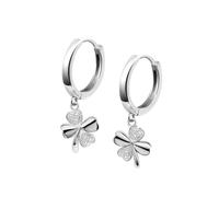 LOTUS SILVER Boucles d'oreilles LP3108-4/2 Mystic Argent Trèfle Femme, Argent, Pas de gemme