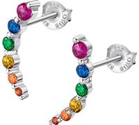 Lotus Silver Clous d'oreilles LP3389-4/3 argent sterling avec zirconiums multicolores