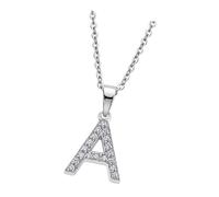Lotus Silver Collier Argent 925 Lettre A Zirkonia LP1958-1-A