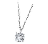 Lotus Silver Collier Argent 925 Zirconia Rond LP2005-1-1