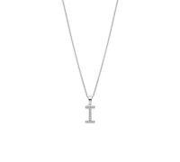 Lotus Silver Collier LP1958-1/I Lettre, Taille unique, Métal, Pas de gemme