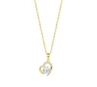 LOTUS SILVER Collier LP3106-1/4 Moments Argent Cœur 42 mm Femme