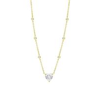 LOTUS SILVER Collier LP3648-1/2 Moments Argent Cœur 42 mm Femme