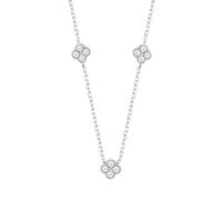 LOTUS SILVER Collier LP3889-1/2 Trendy argent trèfle pour femme