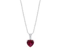 LOTUS SILVER Collier LP3893-1/1 couleur argent cœur 42 mm femme