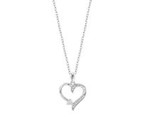 LOTUS SILVER Collier LP3916-1/1 Moments Argent Cœur 42 mm Femme