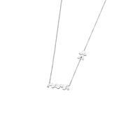 Collier Lotus Silver Mama Boy Lp1239-1/2 Femme Vrai Argent 925 Jlp1239-1-2
