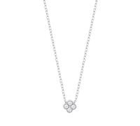 LOTUS SILVER Collier pour femme en argent sterling 925 - Pendentif en forme de trèfle à 4 feuilles - Finition raffinée LP3889-1/1 - Amulette porte-bonheur - Cadeau d'anniversaire, anniversaire