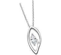 Lotus Silver Collier Zirconia LP1910-1/1 925 VRAI Argent Ovale D2JLP1910-1-1