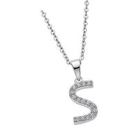 Lotus Silver Collier Zirconia LP1958-1/S 925 Argent Lettre S D2JLP1958-1-S