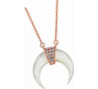 Lotus Silver Collier Zirconia LP1959-1/3 925 Argent Demi-Lune D2JLP1959-1-3