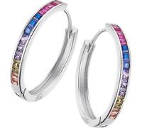 Lotus Silver Créoles en argent 925 Boucles d'oreilles Lotus Silver Trendy Femmes JLP3396-4-7