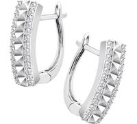 Lotus Silver Créoles en argent 925 Boucles d'oreilles Lotus Silver Trendy Femmes JLP3697-4-1