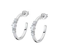 Lotus Silver Créoles en argent 925 LP2007-4/1 Cristaux de zirconium JLP2007-4-1