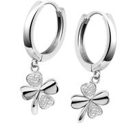 Lotus Silver Créoles Femmes Lotus Silver Boucles d'oreilles tendance D2JLP3108-4-2
