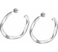 Lotus Silver Créoles Femmes Lotus Silver Boucles d'oreilles tendance D2JLP3187-4-2