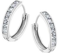 Lotus Silver Créoles Femmes Lotus Silver Boucles d'oreilles tendance D2JLP3396-4-2
