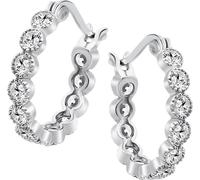 Lotus Silver Créoles Femmes Lotus Silver Boucles d'oreilles tendance D2JLP3561-4-1