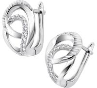 Lotus Silver Créoles Femmes Lotus Silver Boucles d'oreilles tendance D2JLP3695-4-1