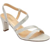 Lotus Silver Diamante Ocassion Sandals