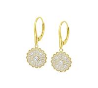 Lotus Silver PENDIENTE SRA.CIRC.ROSETON