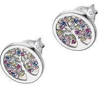 LOTUS Silver Zirconia Boucles d'oreilles Femme Arbre de vie Argent massif 925 Boucles d'oreilles LP1889-4/1 Bijoux de marque de haute qualité Idéal comme idée de cadeau pour un anniversaire Mariage Em