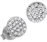 LOTUS Silver Zirconia Boucles d'oreilles Femme Cercle 925 Boucles d'oreilles en argent sterling LP1258-4/1 Bijoux de marque de haute qualité idéal comme idée de cadeau pour un anniversaire Mariage Emb