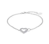 Lotus Silver Zirconia Bracelet 925 Argent LP1917-2/1 Double cœur Femme JLP1917-2-1