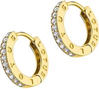 LOTUS Silver Zirconia Créoles Femmes 925 Boucles d'oreilles en argent sterling LP1887-4/4 bijoux de marque de haute qualité idéal comme une idée de cadeau pour un anniversaire de mariage y compris l'e