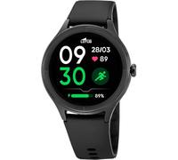 LOTUS Smartwatch Homme Femme - Montre Connectée Unisexe Bracelet Silicone - Étanche IP65 - Commande Vocale IA, Musique, Podomètre, Suivi du Sommeil Lēve - Smartime 2nd Gen (Noir)
