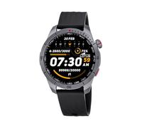 LOTUS Smartwatch Homme - Montre Connectée Bracelet Silicone Noir - Étanche IP65 - GPS, Commande Vocale IA, Contrôle Musique, Podomètre, Calories 50209/1 Paso X - Smartime 2nd Gen