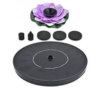 Lotus Solar Fountain Water Pump, Floating ni Solar Powered Water Fountain with 4 Spray Styles, Solar Powered Fountain Pump for Birdbaths Garden Pond Pool Outdoor, No Battery Requir (Lotus 3)