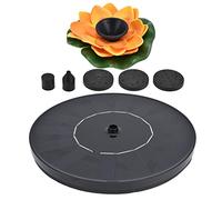 Lotus Solar Fountain Water Pump, Floating ni Solar Powered Water Fountain with 4 Spray Styles, Solar Powered Fountain Pump for Birdbaths Garden Pond Pool Outdoor, No Battery Requir (Lotus 1)