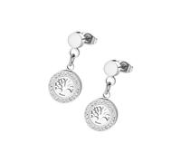 Lotus Style Boucles D'Oreilles Femme Acier Arbre De Vie et Strass - LS1869-4/1