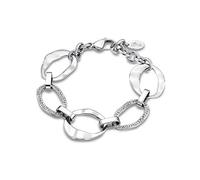 LOTUS STYLE Bracelet en acier inoxydable LS1672-2/1 - Bijou pour femme - Argent - D2JLS1672-2-1 - Un beau cadeau pour Noël, un anniversaire, la Saint-Valentin pour une femme, 21 cm, Acier inoxydable