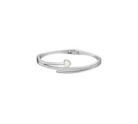 LOTUS STYLE Bracelet Femme Acier Inoxydable LS1843-2/6 Cœur - Bracelet Sophistiqué Finition Polie et Raffinée 6,1 cm - Idéal comme Cadeau Anniversaire - Occasions Spéciales