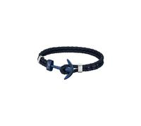 LOTUS STYLE Bracelet Asscher Femme Acier et cuir sans bijou