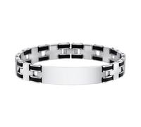 LOTUS STYLE Bracelet LS1177-2/4 Men In Black Acier inoxydable 197.00 mm Homme