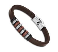 Lotus Style Bracelet Marron Ls1827-2/3 Bijoux Femme/Homme Cuir Jls1827-2-3