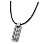 Lotus Style Collier Argent Noir Ls1797-1/1 Acier Inoxydable Homme Jls1797-1-1