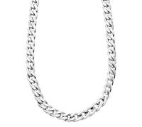 LOTUS STYLE Collier modèle LS1938-1/1 de la collection Men In Black en acier pour homme, Argent sterling, Pas de gemme