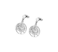 LOTUS STYLE Femme Acier Argent Perle Boucles d'oreilles