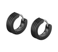 Lotus Style LS2154-4/2 Boucles d'oreilles en acier pour homme