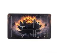 Lotus - Tapis en Caoutchouc avec Grille Compatible avec « Magic : The Gathering » 61 x 35,5 cm/24" x 14", édition Commander