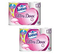 Lotus Ultra Doux Papier Hygiénique Aquatube - Lot De 2 X 6 Rouleaux